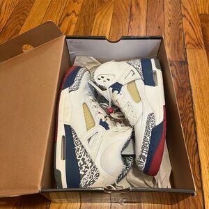 Air Jordan Spiz-Ike true blue size 8.5 and matching shirt size L